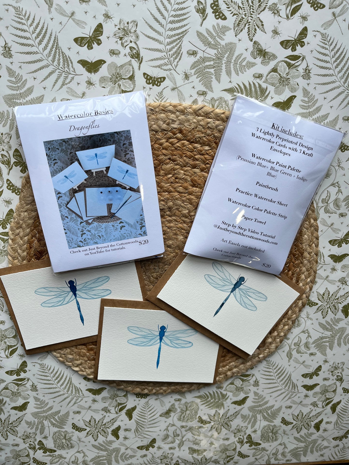 Dragonfly Watercolor Kit