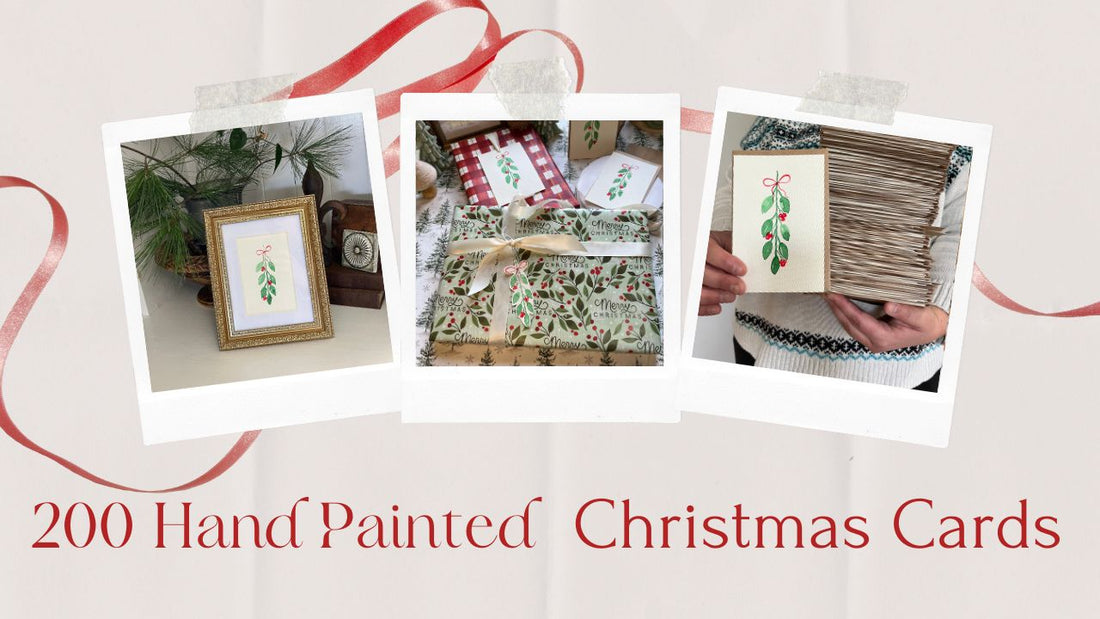 Easy Christmas Watercolor Card