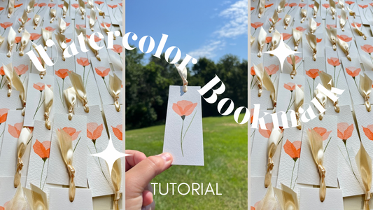 Coral Poppy Bookmarks