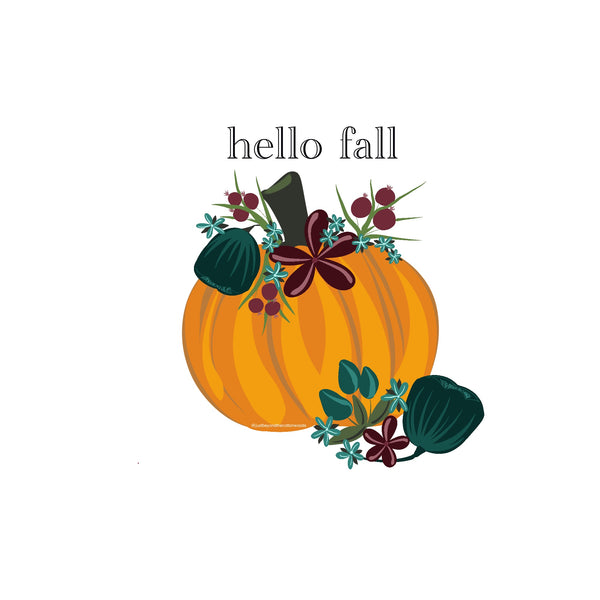 {Free Fall Pumpkin Coloring Page}