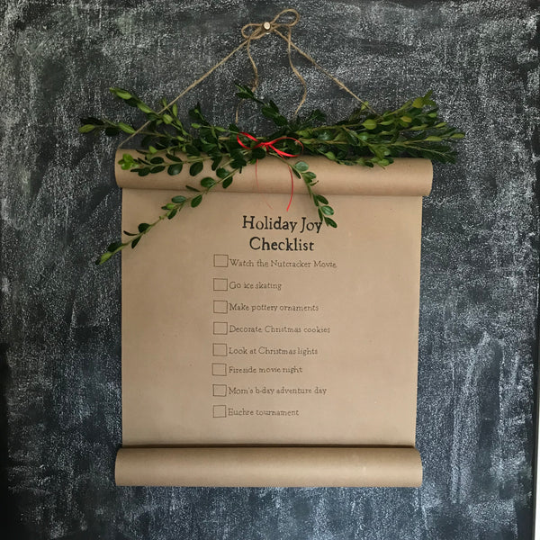Holiday Joy Checklist