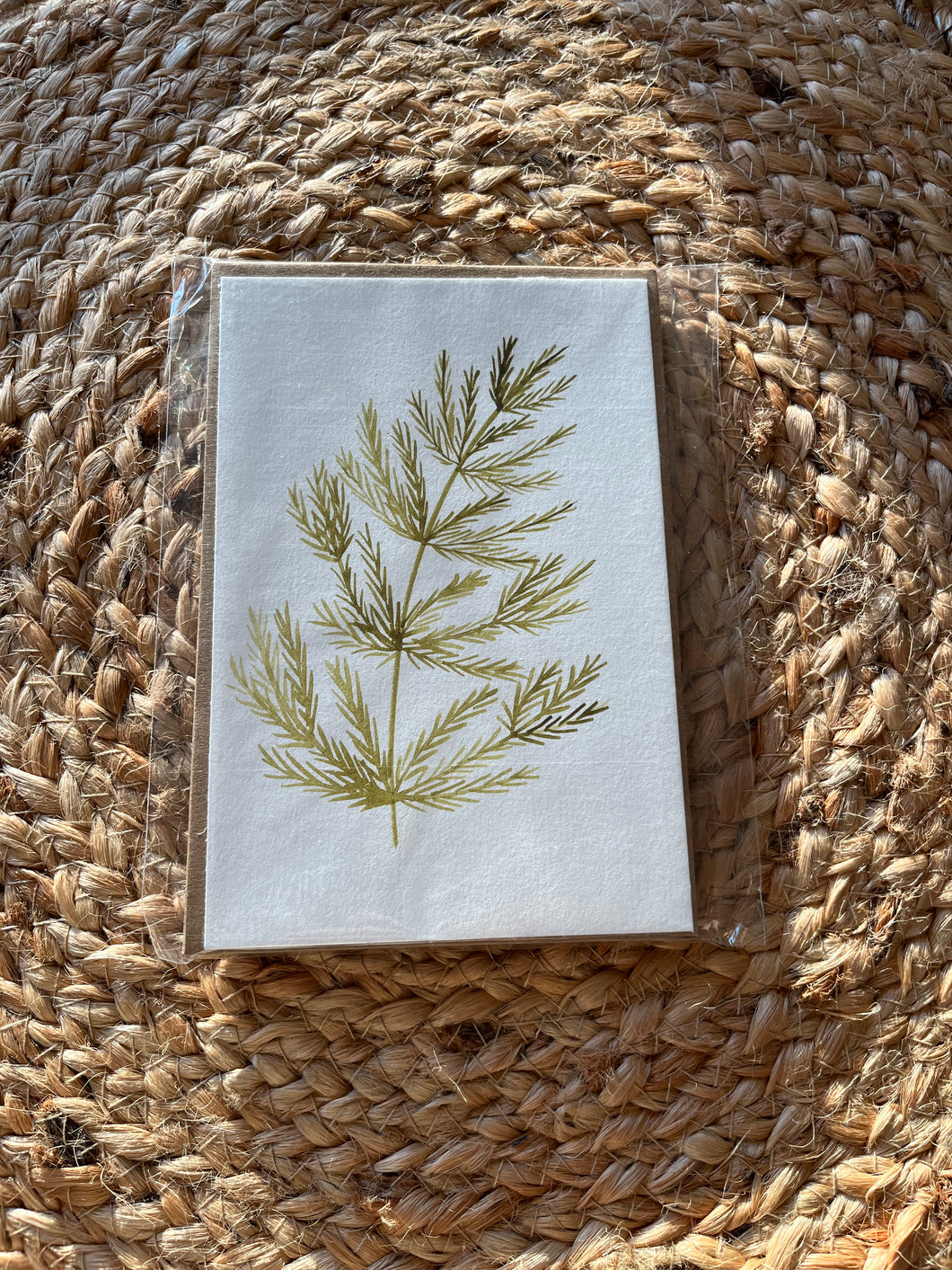 Fern Watercolor Notecards 5 Pack - Hand Painted