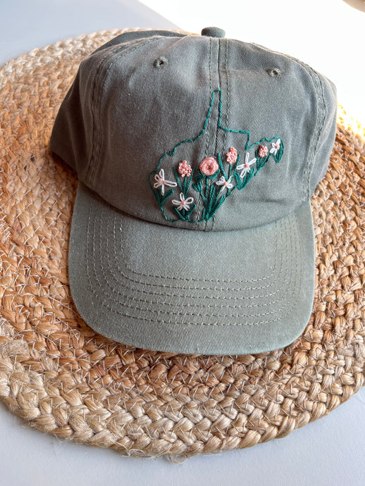 West Virginia State Wildflower Hat